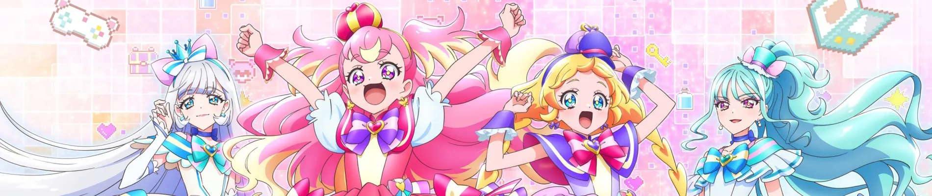 Wonderful Precure! The Movie! Dokidoki♡Game no Sekai de Daibouken! backdrop